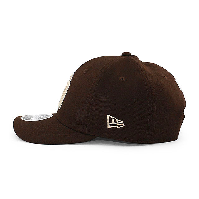 ニューエラ 9FORTY M-CROWN スナップバック サンディエゴ パドレス MLB ON-FIELD AUTHENTIC PLAYER REPLICA SNAPBACK CAP BROWN