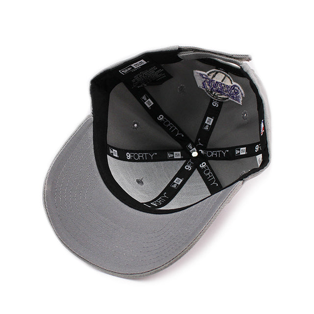 子供用 ニューエラ キャップ 9FORTY ロサンゼルス レイカーズ YOUTH MLB THE LEAGUE ADJUSTABLE CAP GREY