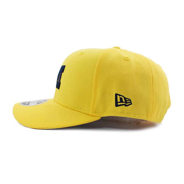 ニューエラ キャップ 9SEVENTY ストレッチ スナップバック ミシガン ウォルバリンズ NCAA STRETCH SNAPBACK CAP YELLOW