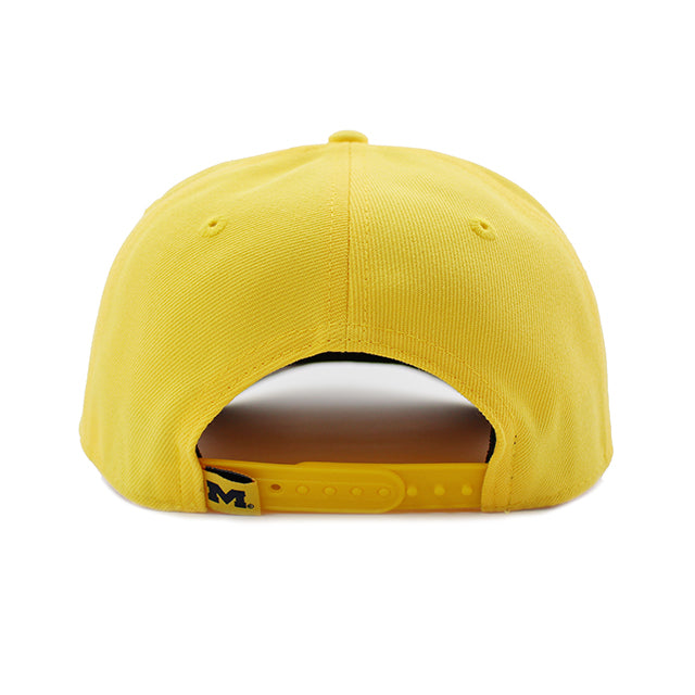 ニューエラ キャップ 9SEVENTY ストレッチ スナップバック ミシガン ウォルバリンズ NCAA STRETCH SNAPBACK CAP YELLOW