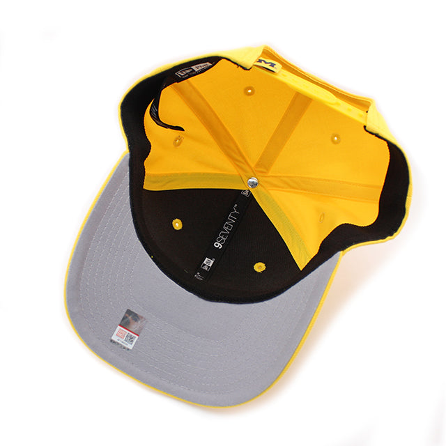 ニューエラ キャップ 9SEVENTY ストレッチ スナップバック ミシガン ウォルバリンズ NCAA STRETCH SNAPBACK CAP YELLOW