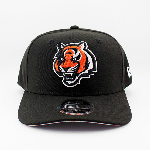 ニューエラ キャップ 9SEVENTY ストレッチ スナップバック シンシナティ ベンガルズ NFL TIGER HEAD LOGO STRETCH SNAPBACK CAP BLACK
