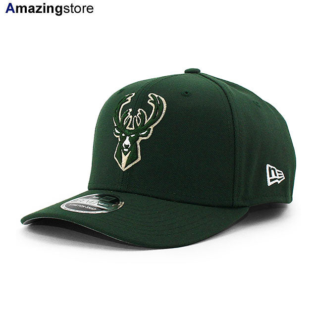 ニューエラ キャップ 9SEVENTY ミルウォーキー バックス NBA STRETCH SNAPBACK CAP GREEN