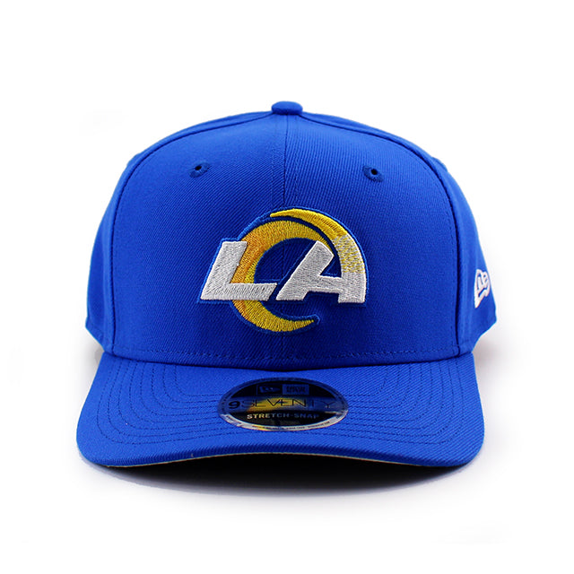 ニューエラ キャップ 9SEVENTY ストレッチ スナップバック ロサンゼルス ラムズ NFL STRETCH SNAPBACK CAP BLUE