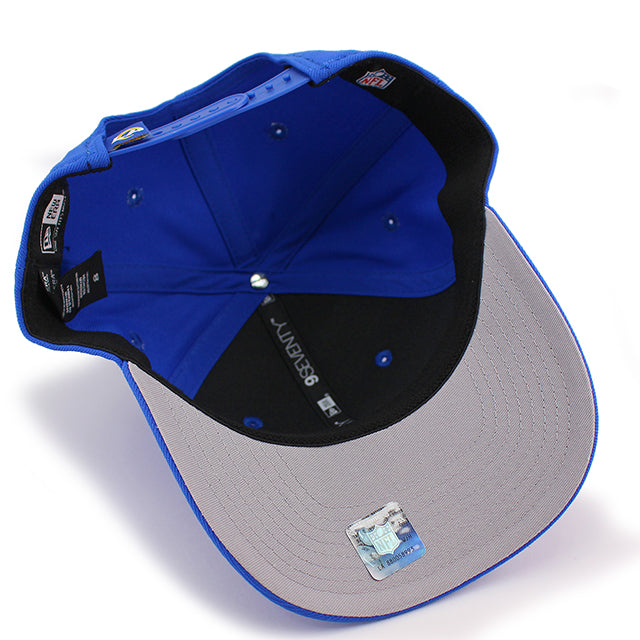 ニューエラ キャップ 9SEVENTY ストレッチ スナップバック ロサンゼルス ラムズ NFL STRETCH SNAPBACK CAP BLUE