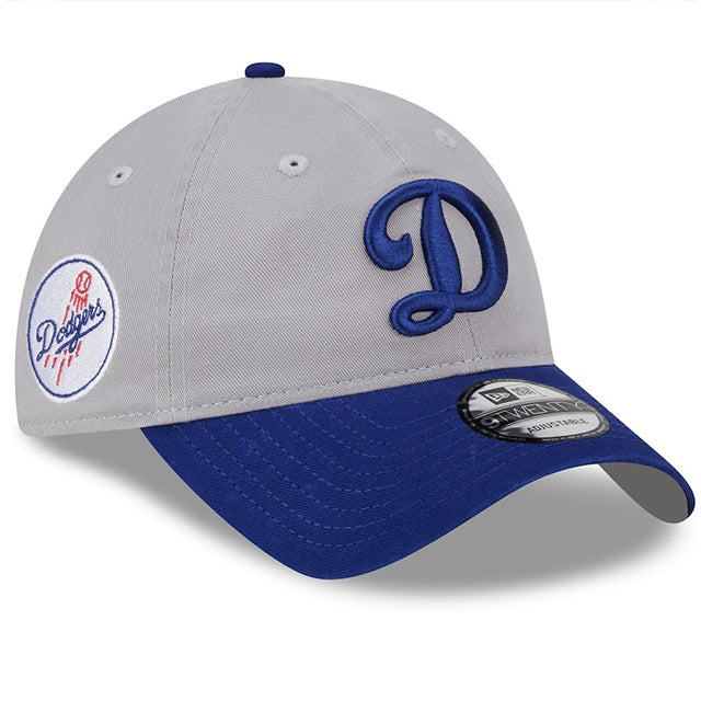ニューエラ キャップ 海外取寄 9TWENTY ロサンゼルス ドジャース 2025 MLB BATTING PRACTICE BP STRAPBACK CAP GREY-ROYAL BLUE