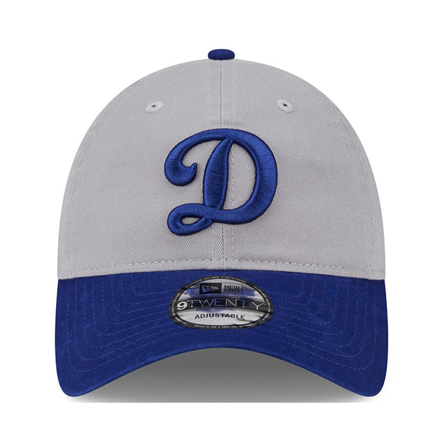ニューエラ キャップ 海外取寄 9TWENTY ロサンゼルス ドジャース 2025 MLB BATTING PRACTICE BP STRAPBACK CAP GREY-ROYAL BLUE
