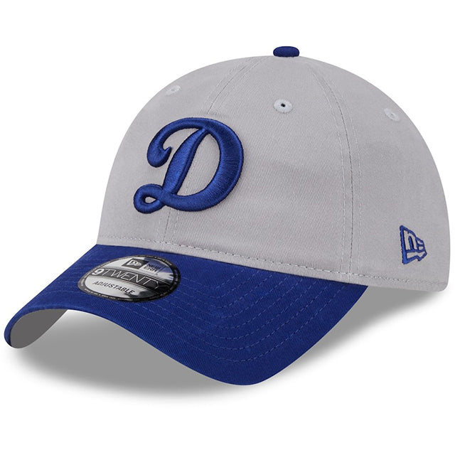 ニューエラ キャップ 海外取寄 9TWENTY ロサンゼルス ドジャース 2025 MLB BATTING PRACTICE BP STRAPBACK CAP GREY-ROYAL BLUE