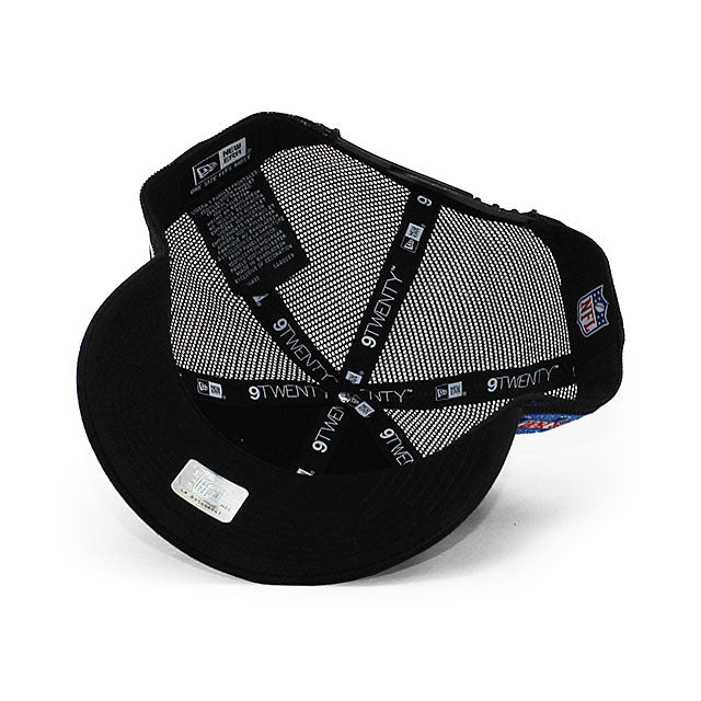 ニューエラ メッシュキャップ 9TWENTY ラスベガス レイダース NFL SUPER BOWL XVIII TRUCKER MESH CAP BLACK