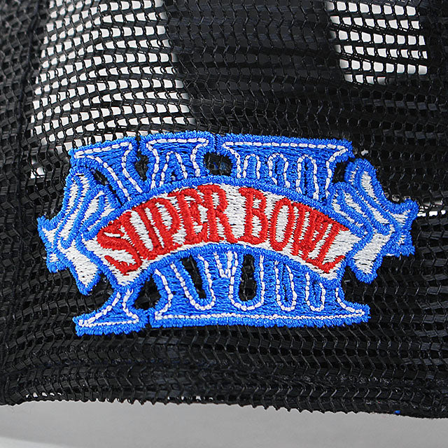 ニューエラ メッシュキャップ 9TWENTY ラスベガス レイダース NFL SUPER BOWL XVIII TRUCKER MESH CAP BLACK