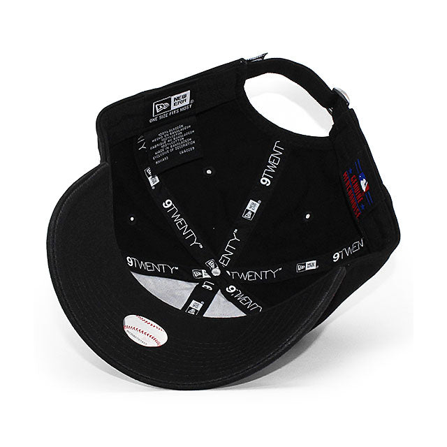 ニューエラ キャップ 9TWENTY ミルウォーキー ブルワーズ MLB CORE CLASSIC STRAPBACK CAP BLACK