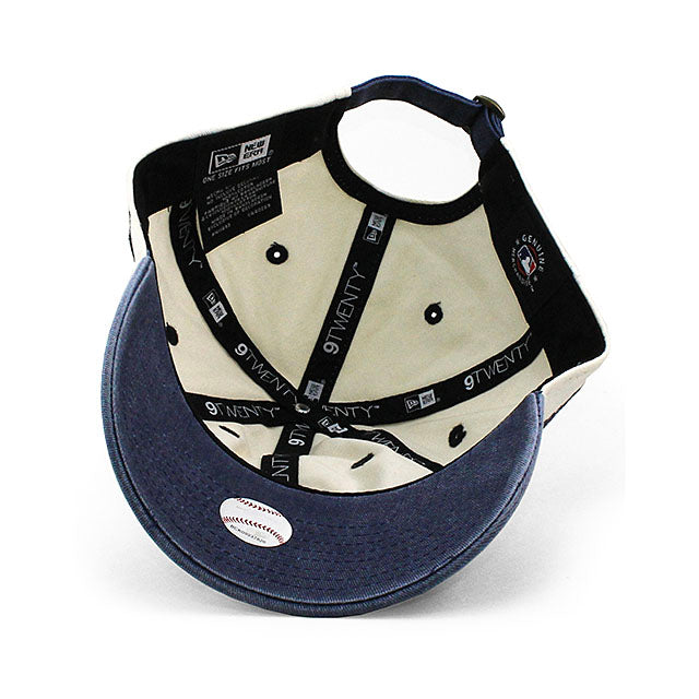 ニューエラ キャップ 9TWENTY ニューヨーク ヤンキース MLB CLASSIC SIDESCRIPT STRAPBACK CAP CREAM