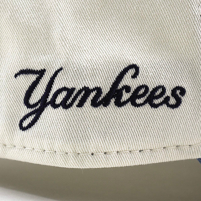 ニューエラ キャップ 9TWENTY ニューヨーク ヤンキース MLB CLASSIC SIDESCRIPT STRAPBACK CAP CREAM