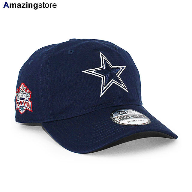 ニューエラ キャップ 9TWENTY ダラス カウボーイズ NFL SUPER BOWL XXVII STRAPBACK CAP NAVY