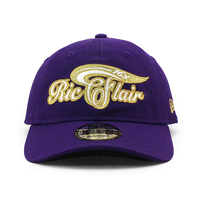 リック フレアーモデル ニューエラ キャップ 9TWENTY ストラップバック RIC FLAIR STRAPBACK CAP PURPLE