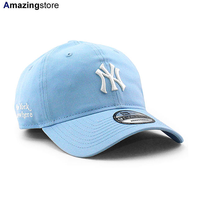 NEW YORK OR NOWHEREコラボ ニューエラ キャップ 9TWENTY ニューヨーク ヤンキース MLB NYON STRAPBACK CAP BLUE