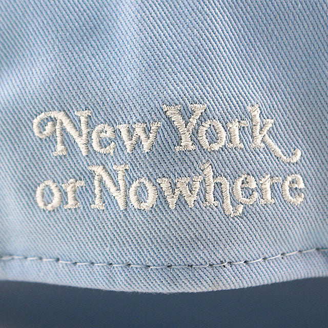 NEW YORK OR NOWHEREコラボ ニューエラ キャップ 9TWENTY ニューヨーク ヤンキース MLB NYON STRAPBACK CAP BLUE