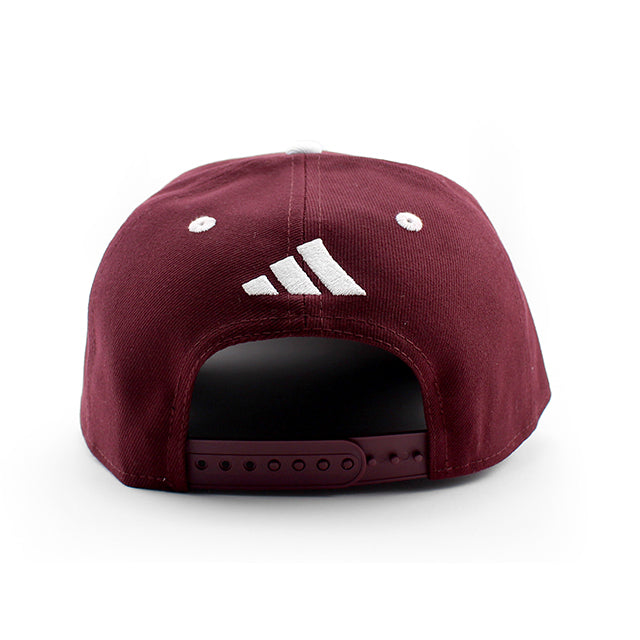 アディダスコラボ ニューエラ キャップ 9FORTY テキサス A&M アギーズ NCAA ATM LOGO A-FRAME SNAPBACK CAP MAROON