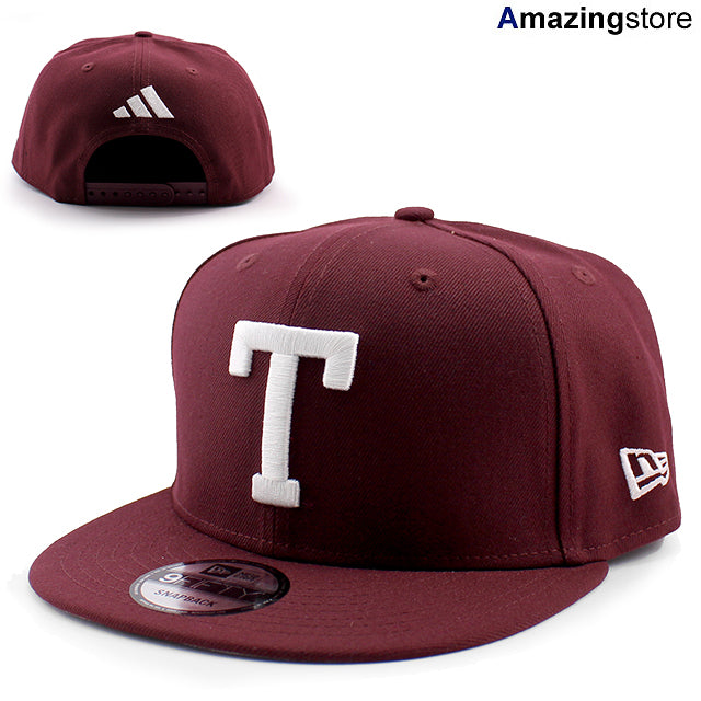 アディダスコラボ ニューエラ キャップ 9FIFTY テキサス A&M アギーズ NCAA SNAPBACK CAP MAROON