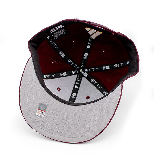 アディダスコラボ ニューエラ キャップ 9FIFTY テキサス A&M アギーズ NCAA SNAPBACK CAP MAROON
