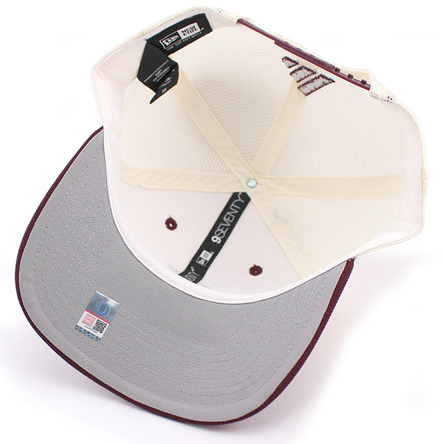 アディダスコラボ ニューエラ キャップ 9SEVENTY アリゾナステイト サンデビルズ NCAA STRETCH SNAPBACK CAP CHROME WHITE MAROON