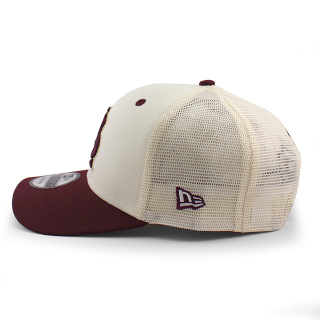 アディダスコラボ ニューエラ キャップ 9SEVENTY アリゾナステイト サンデビルズ NCAA STRETCH SNAPBACK CAP CHROME WHITE MAROON