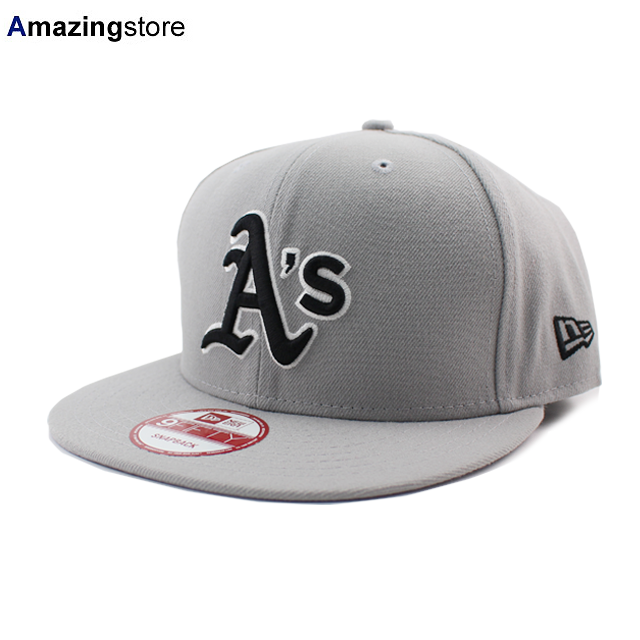 ニューエラ キャップ 9FIFTY オークランド アスレチックス MLB TEAM-BASIC SNAPBACK CAP GREY