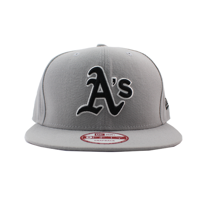 ニューエラ キャップ 9FIFTY オークランド アスレチックス MLB TEAM-BASIC SNAPBACK CAP GREY