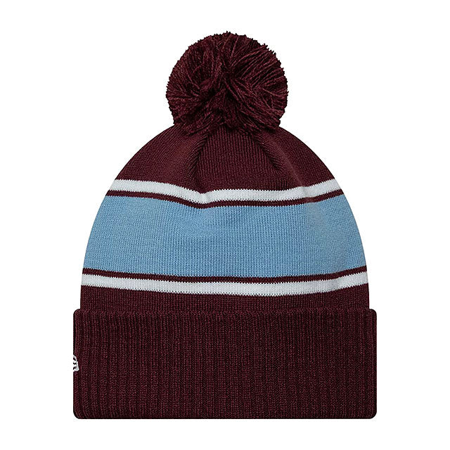 ニューエラ 海外取寄 ニット ビーニー アストン ヴィラ FC PREMIER LEAGUE SPORT KNIT CUFF BEANIE BURGUNDY