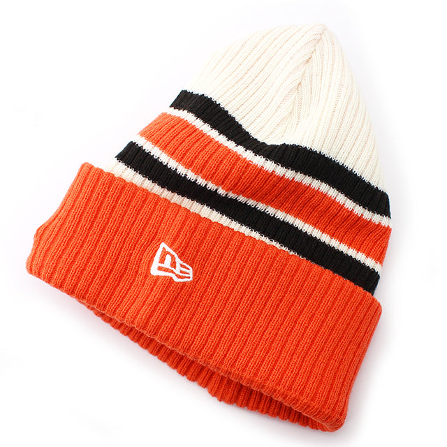 ニューエラ ニットキャップ ビーニー アナハイム ダックス NHL VINTAGE CUFFED KNIT BEANIE CAP ORANGE