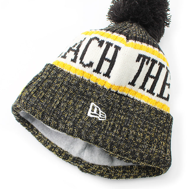 ニューエラ ニットキャップ ビーニー ロングビーチ ステート 49ERS NCAA STOCK SPORT KNIT BEANIE CAP BLACK