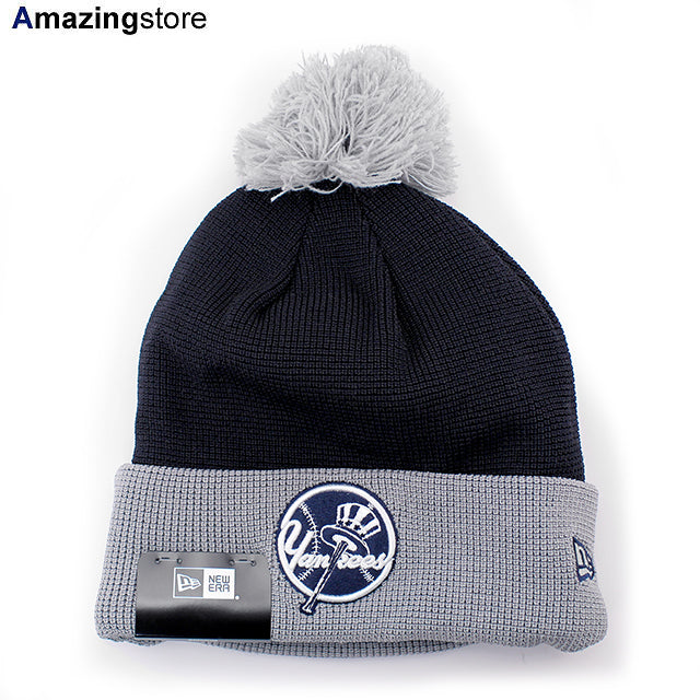ニューエラ ニットキャップ ビーニー ニューヨーク ヤンキース 2025 MLB BATTING PRACTICE ROAD KNIT BEANIE CAP NAVY-GREY