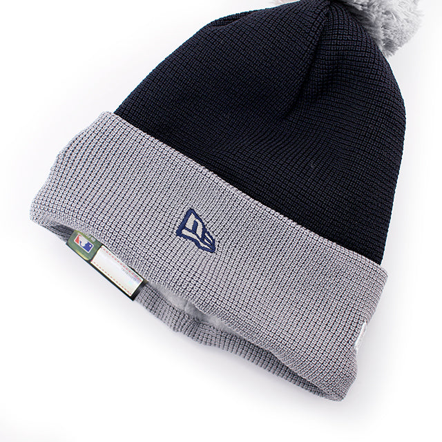 ニューエラ ニットキャップ ビーニー ニューヨーク ヤンキース 2025 MLB BATTING PRACTICE ROAD KNIT BEANIE CAP NAVY-GREY