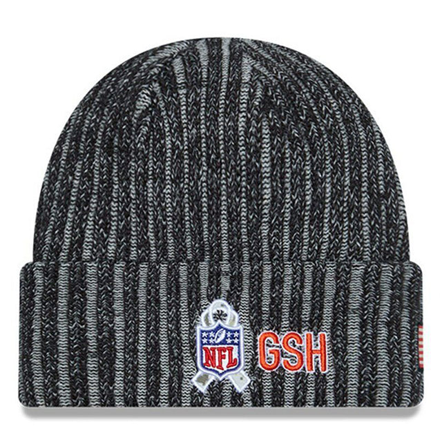 ニューエラ ニットキャップ ビーニー シカゴ ベアーズ NFL 2023 SALUTE-TO-SERVICE KNIT BEANIE BLACK