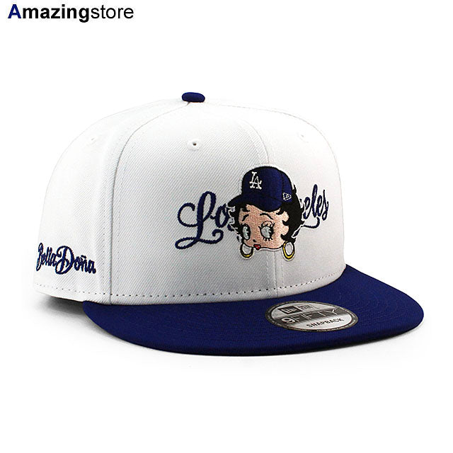 ニューエラ キャップ 9FIFTY ロサンゼルス ドジャース ベラ ドーニャ BETTY BOOP SNAPBACK CAP WHITE