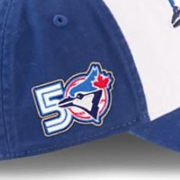 トロント ブルージェイズ50周年記念モデル ニューエラ キャップ 9TWENTY MLB 50th ANNIVERSARY STRAPBACK CAP ALTERNATE-3 WHITE-ROYAL BLUE