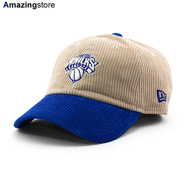 ニューエラ キャップ カジュアルクラシック ニューヨーク ニックス NBA CORDUROY CASUAL CLASSIC CAP CREAM
