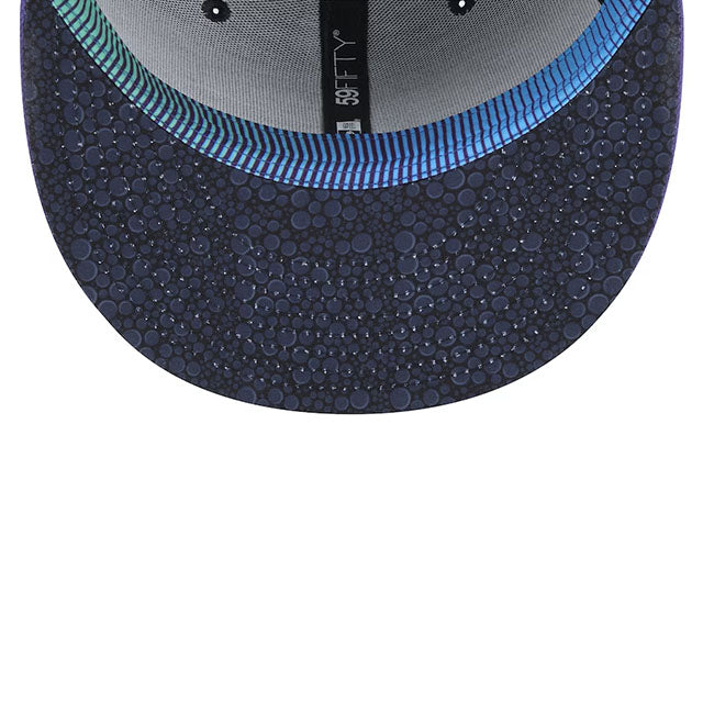 シティコネクト ニューエラ キャップ 59FIFTY タンパベイ レイズ MLB CITY CONNECT FITTED CAP BLACK PURPLE