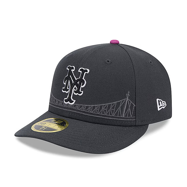 海外取寄 シティコネクト キャップ ニューエラ LP 59FIFTY ニューヨーク メッツ MLB CITY CONNECT FITTED CAP CHARCOAL