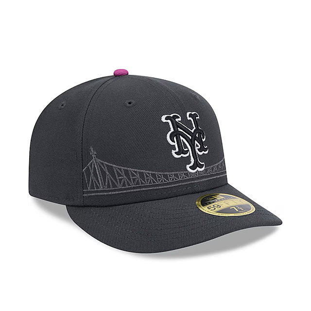 海外取寄 シティコネクト キャップ ニューエラ LP 59FIFTY ニューヨーク メッツ MLB CITY CONNECT FITTED CAP CHARCOAL
