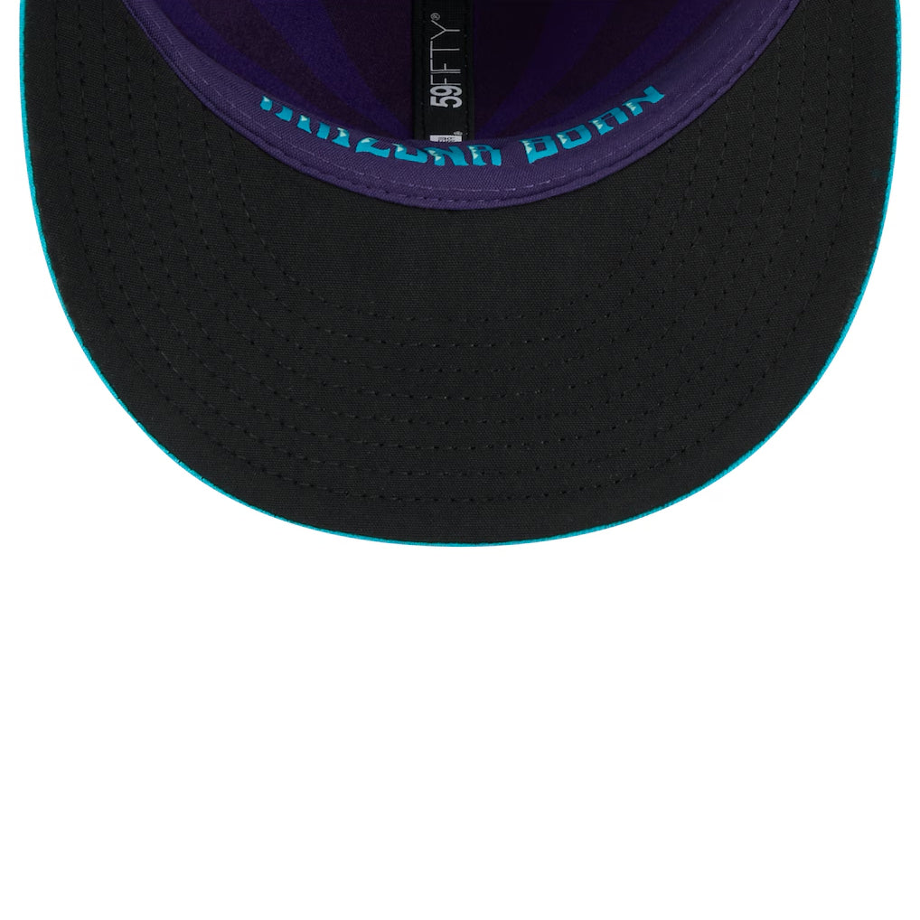 海外取寄 シティコネクト ニューエラ キャップ LP59FIFTY アリゾナ ダイヤモンドバックス MLB CITY CONNECT LOW CROWN FITTED CAP PURPLE TEAL