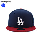 子供用 ニューエラ キャップ 9FIFTY スナップバック ロサンゼルス ドジャース YOUTH MLB TEAM BASIC SNAPBACK CAP NAVY CARDINAL LOS ANGELES DODGERS