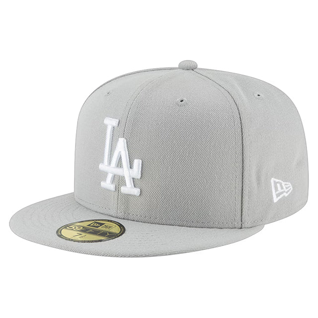ワールドシリーズ2連覇モデル ニューエラ キャップ 59FIFTY ロサンゼルス ドジャース MLB BACK2BACK WORLD SERIES CHAMPIONS FITTED CAP GREY