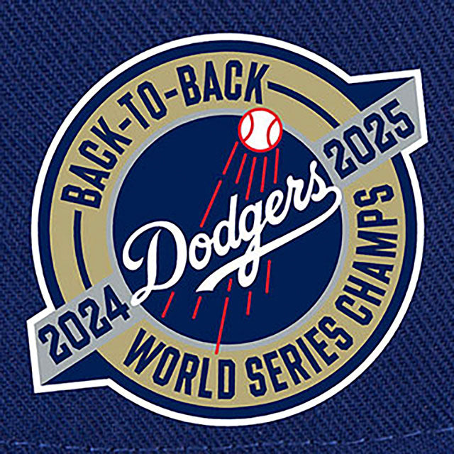 ワールドシリーズ2連覇モデル ニューエラ キャップ 59FIFTY ロサンゼルス ドジャース MLB BACK2BACK WORLD SERIES CHAMPIONS FITTED CAP ROYAL