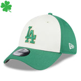 ニューエラ キャップ 海外取寄 39THIRTY ロサンゼルス ドジャース 2024 MLB St. PATRICK'S DAY FLEX FIT CAP WHITE-GREEN