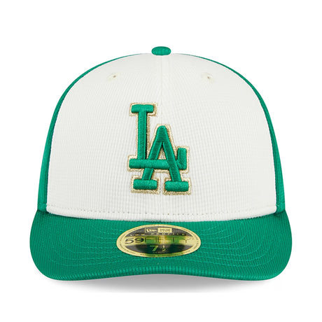 ニューエラ キャップ 海外取寄 LP59FIFTY ロサンゼルス ドジャース 2024 MLB St. PATRICK'S DAY FITTED CAP WHITE-GREEN