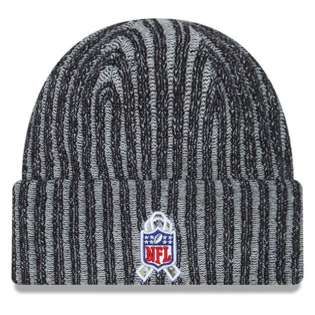 ニューエラ ニットキャップ ビーニー カンザスシティ チーフス NFL 2023 SALUTE-TO-SERVICE KNIT BEANIE BLACK