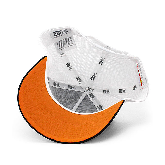 ニューエラ メッシュキャップ オラクル レッドブル レーシング REPREVE E-FRAME TRUCKER MESH CAP NAVY