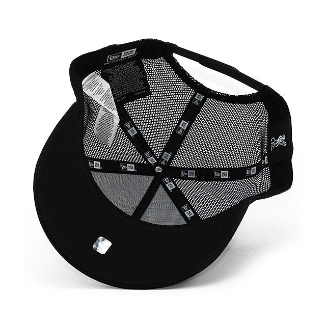 ニューエラ キャップ リヴァプール FC PREMIER LEAGUE E-FRAME TRUCKER MESH CAP BLACKOUT