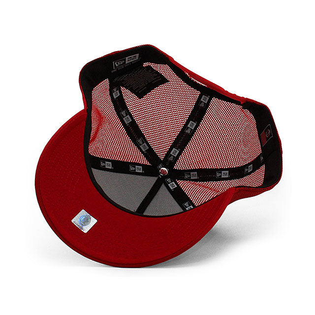 EU限定 ニューエラ メッシュキャップ ACミラン SERIA A E-FRAME TRUCKER MESH CAP WHITE